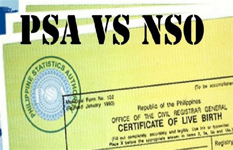 psa and nso the same|How to get PSA birth certificate online .